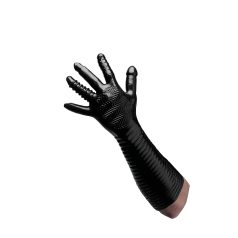   Pleasure Fister - guante para fist sexual texturizado - silicona negra