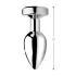 Booty Sparks - plug anal luminoso pequeño - metal plateado
