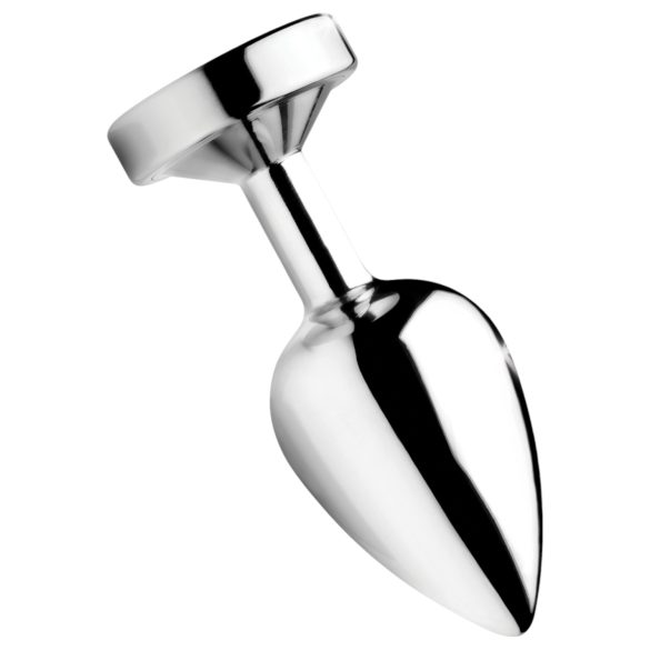 Booty Sparks - plug anal luminoso - grande - plateado