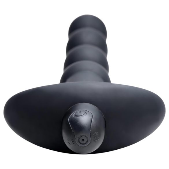 Bang! - vibrador anal recargable con radio (negro)