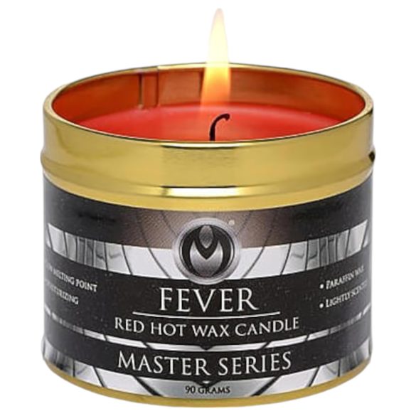 Vela roja de parafina Fever (120g)