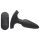 Booty Sparks Láser - vibrador anal recargable, control remoto (negro)