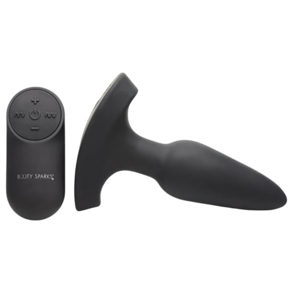 Booty Sparks Láser - vibrador anal recargable, control remoto (negro)