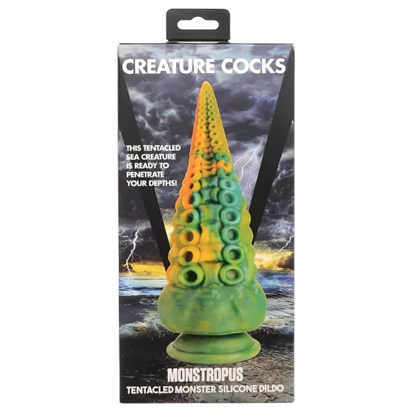 Creature Cocks Monstropus - consolador realista - 22cm - amarillo