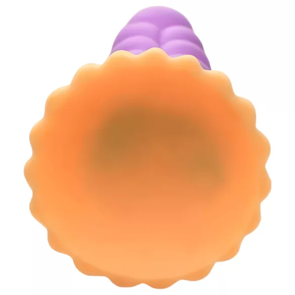 Creature Cocks Mystique - dildo unicornio realista 21cm silicona lila amarillo