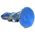 "Pulpo Espiral de Kraken - Dildo 21cm (oro-azul)"