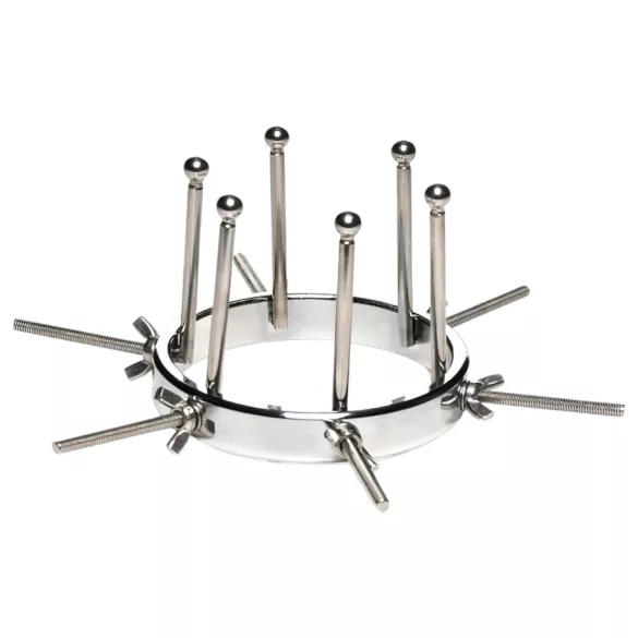 XR Brands Oculus - dilatador anal de acero inoxidable - color plata