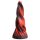 Beso Infernal: Dildo de Silicona Retorcida - 19cm (rojo)