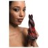 Beso Infernal: Dildo de Silicona Retorcida - 19cm (rojo)