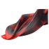 Beso Infernal: Dildo de Silicona Retorcida - 19cm (rojo)