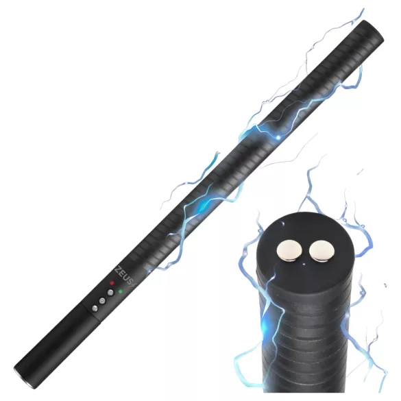 Zeus - consolador eléctrico recargable - negro