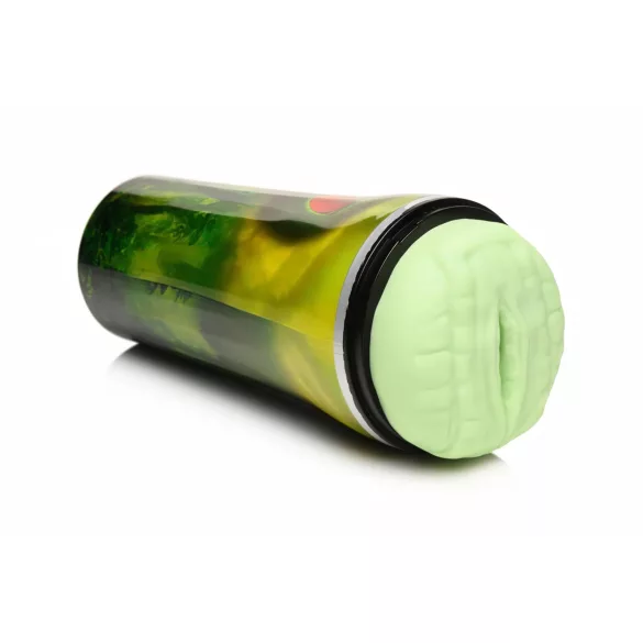 Creature Cocks Raptor - vagina artificial de reptil en estuche (negro-verde)