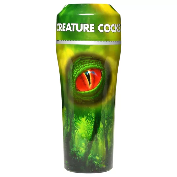 Creature Cocks Raptor - vagina artificial de reptil en estuche (negro-verde)
