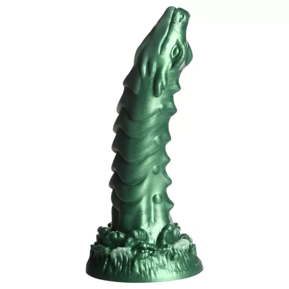 Creature Cocks Cockness Monster - consolador realista de silicona verde