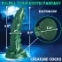 Creature Cocks Cockness Monster - consolador realista de silicona verde