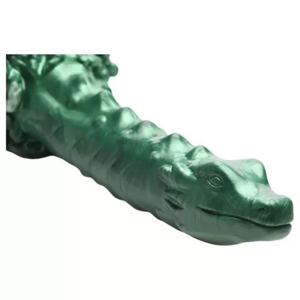 Creature Cocks Cockness Monster - consolador realista de silicona verde