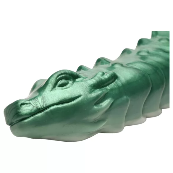 Creature Cocks Cockness Monster - consolador realista de silicona verde