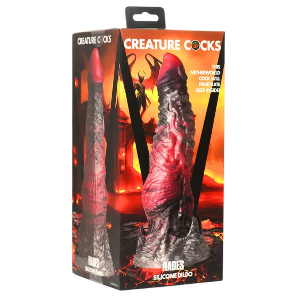 Creature Cocks Hades - dildo realista de silicona mediano - multicolor