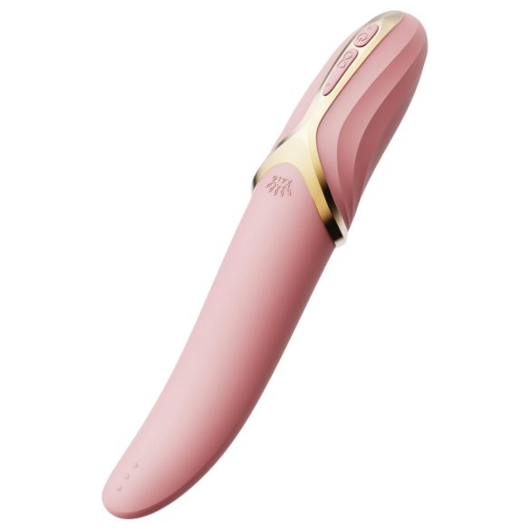 Zalo Eve - vibrador recargable giratorio con calor (rosa)