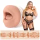 Fleshlight Mia Malkova - masturbador boca realista - color piel