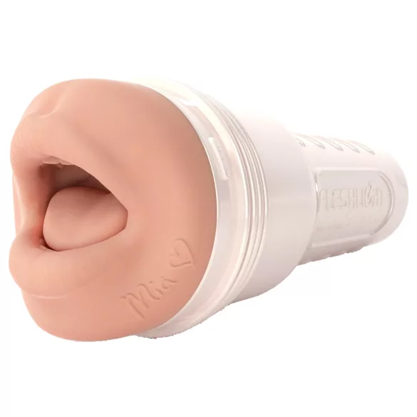 Fleshlight Mia Malkova - masturbador boca realista - color piel