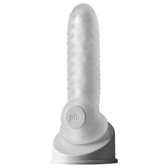 Fat Boy Checker Box - funda para pene 15 cm - silicona blanca