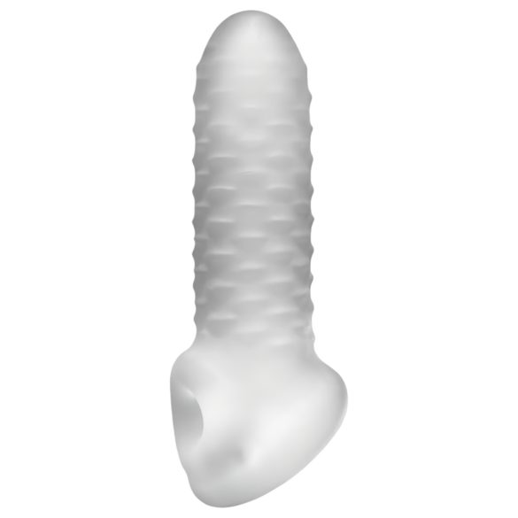Fat Boy Checker Box - funda para pene 15 cm - silicona blanca