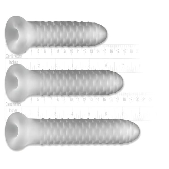 Fat Boy Checker Box - funda para pene 15 cm - silicona blanca