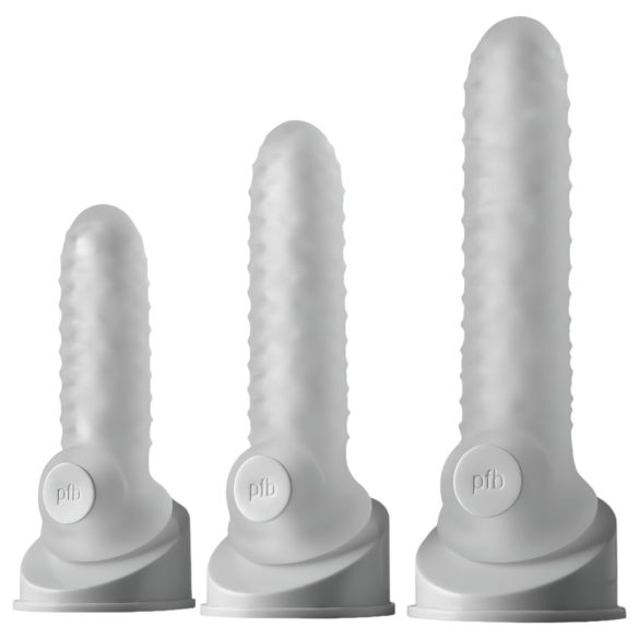 Fat Boy Checker Box - funda para pene 15 cm - silicona blanca
