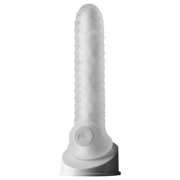 Fat Boy Checker Box - funda para pene - 19 cm - blanco
