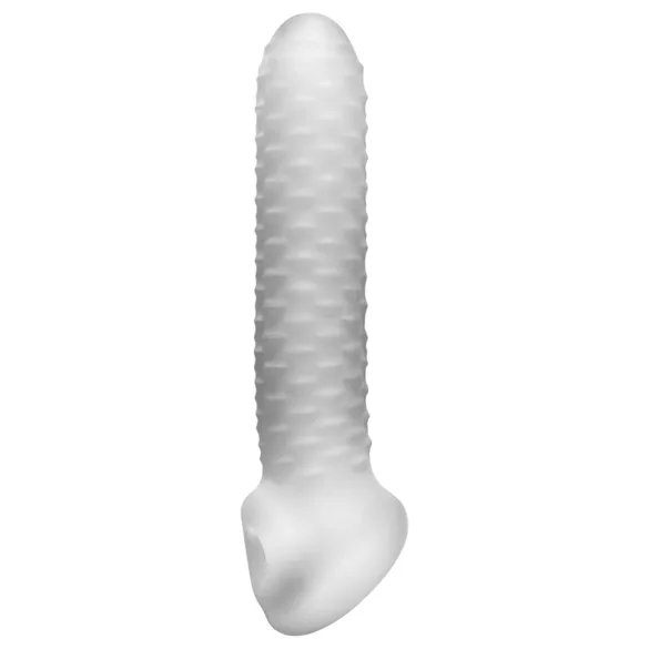 Fat Boy Checker Box - funda para pene - 19 cm - blanco