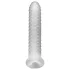 Fat Boy Checker Box - funda para pene - 19 cm - blanco