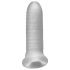 Fat Boy Micro Ribbed - funda para pene texturizada - silicona blanca 15cm
