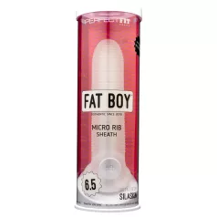   Perfect Fit - Fat Boy Micro Acanalado - funda para pene (17 cm, blanca)