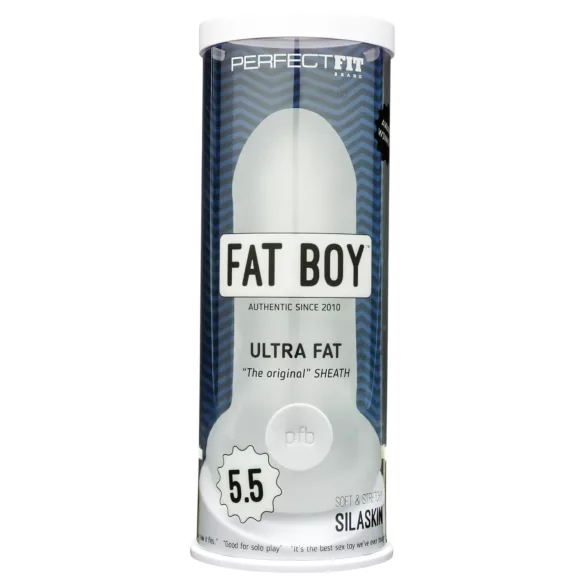 Perfect Fit - Fat Boy Original Ultra Fat - funda para pene (15 cm, blanca)