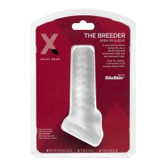 Perfect Fit Breeder - funda pene abierta - silicona blanca