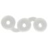 Perfect Fit Triple - anillo para pene set de 3 - silicona blanca