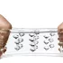 Stay Hard - set de anillos para pene - transparente - 6 unidades