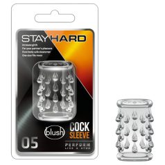   Stay Hard - anillo para pene con bolas - silicona transparente