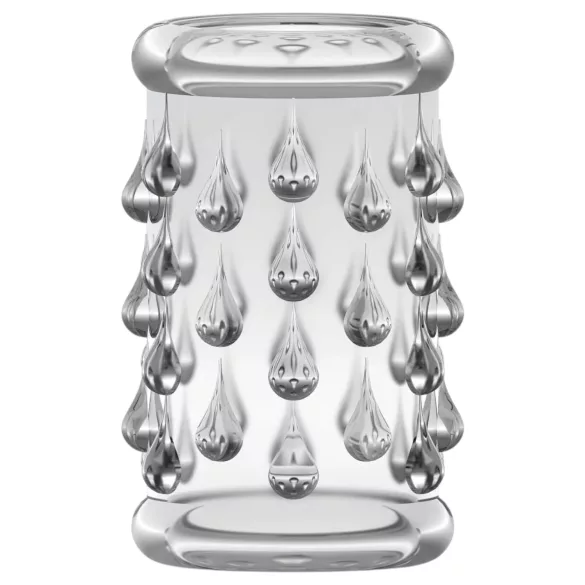 Stay Hard - anillo para pene con bolas - silicona transparente