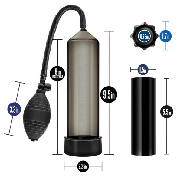 Quickie Kit - bomba de vacío para pene - grosor - set 4 piezas