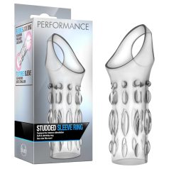 Performance - anillo para pene con funda - transparente