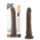 Dr. Skin 8,5 - consolador realista con ventosa (marrón, 20,5 cm)