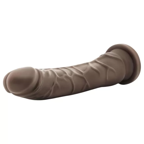 Dr. Skin 8,5 - consolador realista con ventosa (marrón, 20,5 cm)