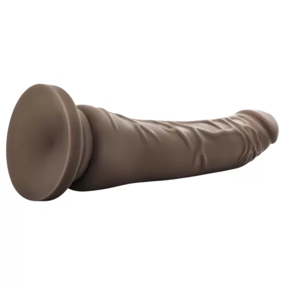 Dr. Skin 8,5 - consolador realista con ventosa (marrón, 20,5 cm)