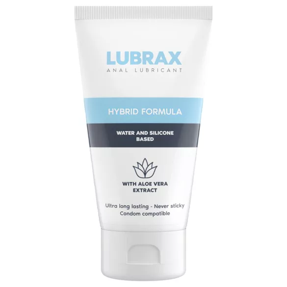 Lubrax - lubricante híbrido - base agua y silicona - 50 ml