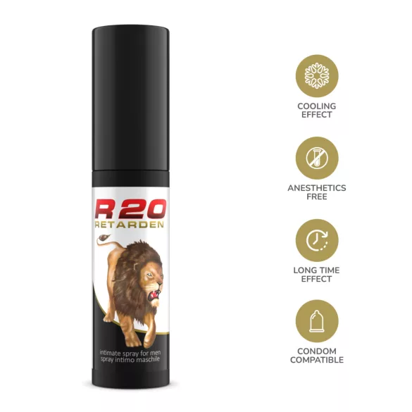 Intimateline R20 - spray retardante refrescante para hombres (20 ml)