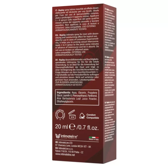Intimateline Replay - spray retardante para hombres (20 ml)