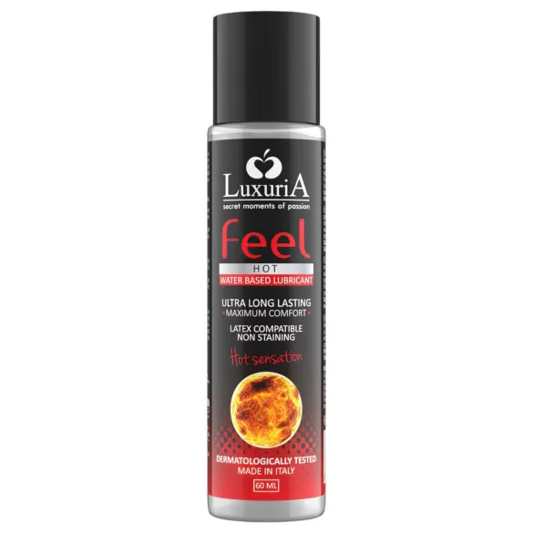 LuxuriA Feel Hot - lubricante íntimo efecto calor - base agua - 60 ml