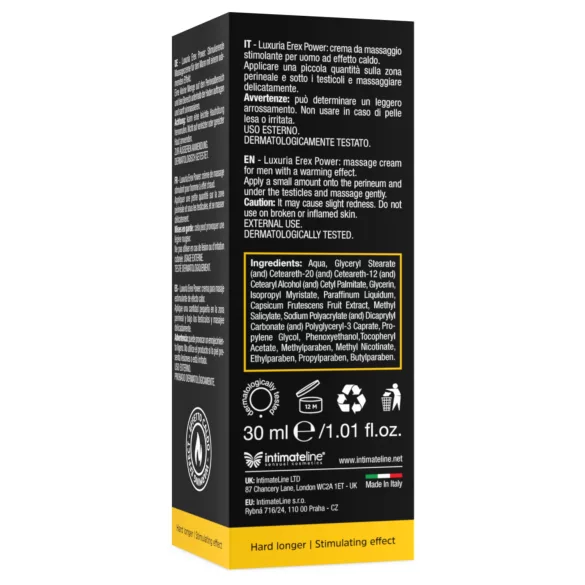 Intimateline Luxuria Erex Power - crema íntima estimulante (30 ml)